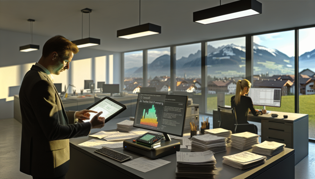KI Rechnungsverarbeitung Immobilienfirma Bregenz
