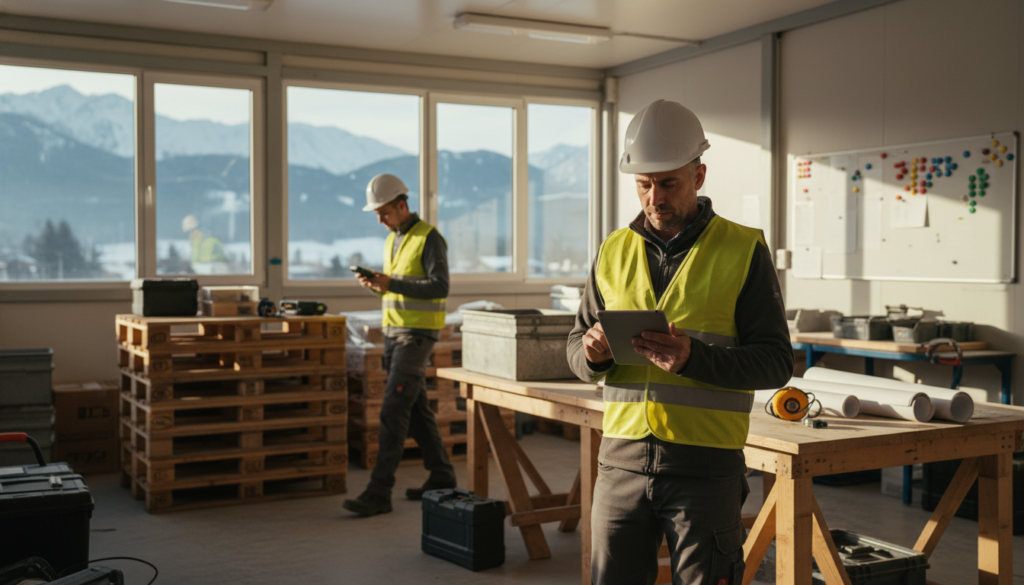 Automatische Lieferantenkommunikation im Baugewerbe
