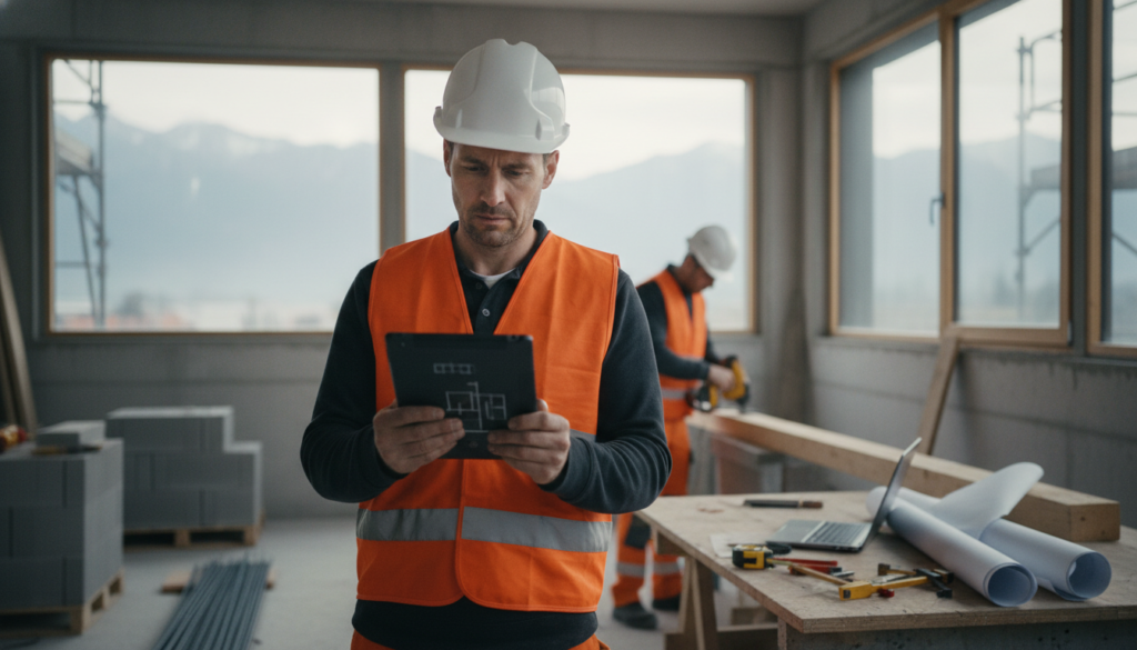 Automatische Kontaktdatenerfassung im Baugewerbe
