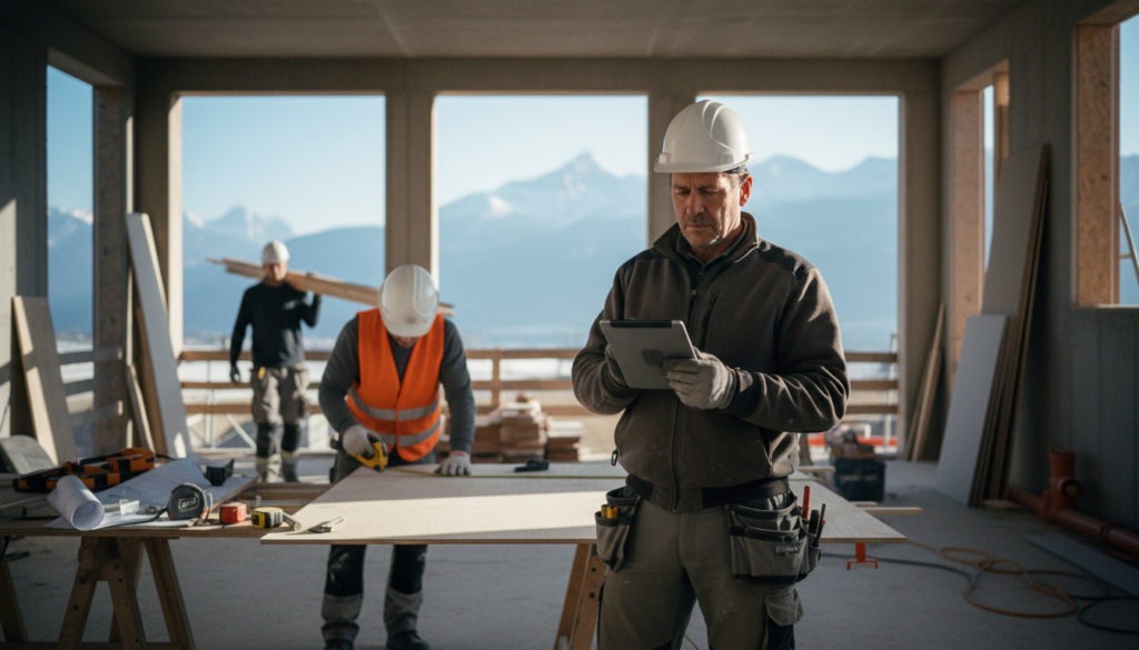 KI Audio-Transkription im Baugewerbe in Aktion