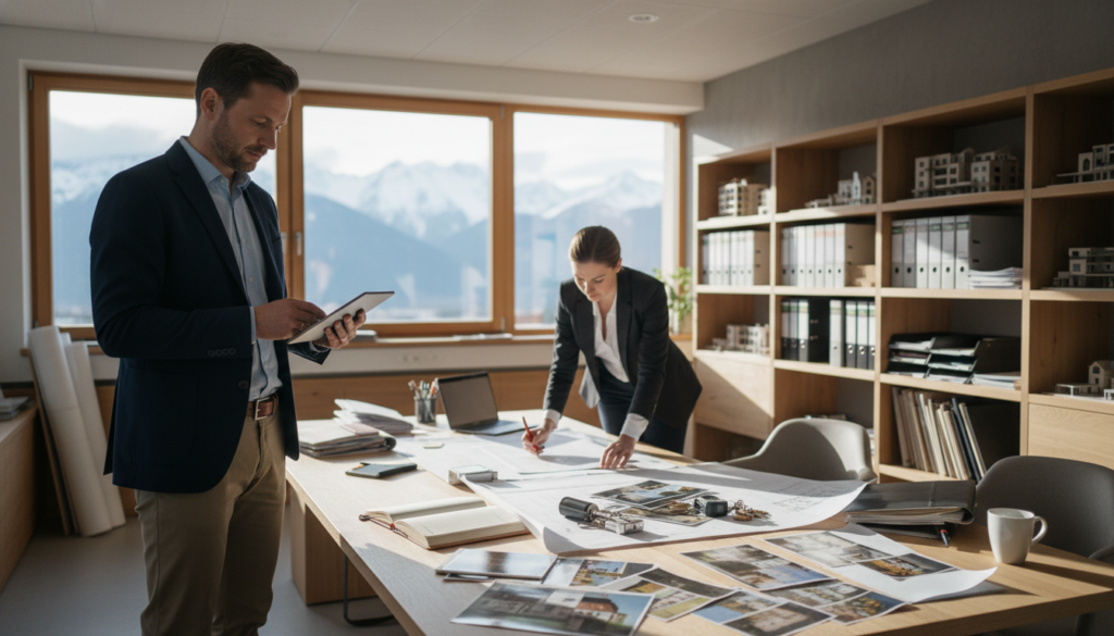 Automatische Monatsreports Immobilienfirma in Aktion