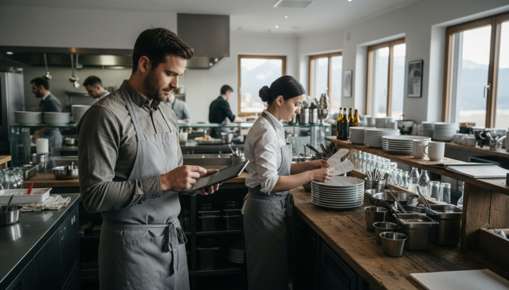 Automatische Auftragsbestätigungen für die Gastronomie