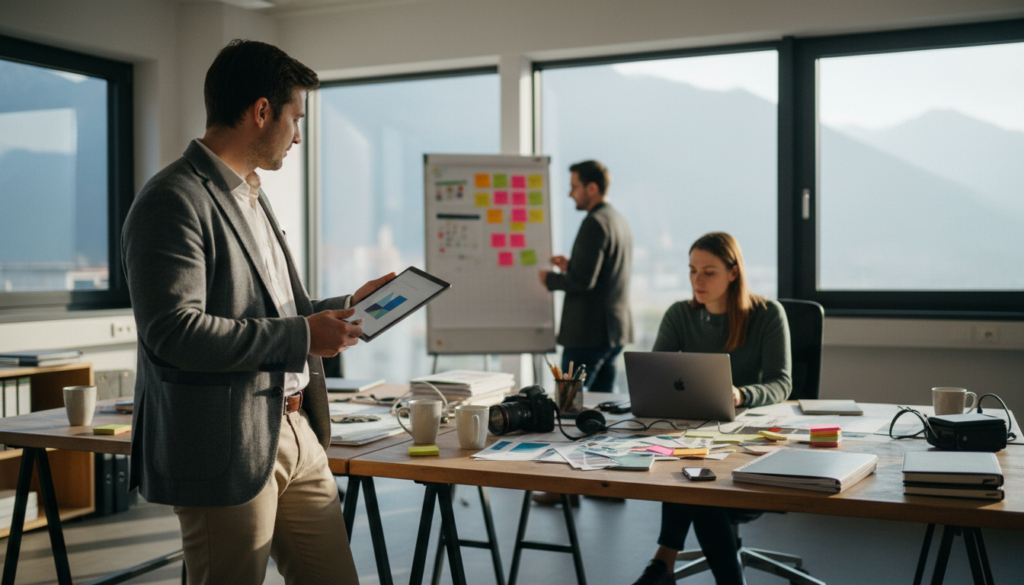 KI Projektstatus-Reports Marketing Übersicht