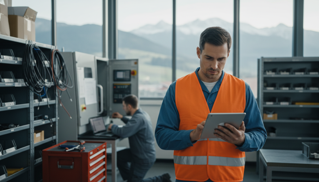 KI CRM-Datenupdate Industrie in Aktion