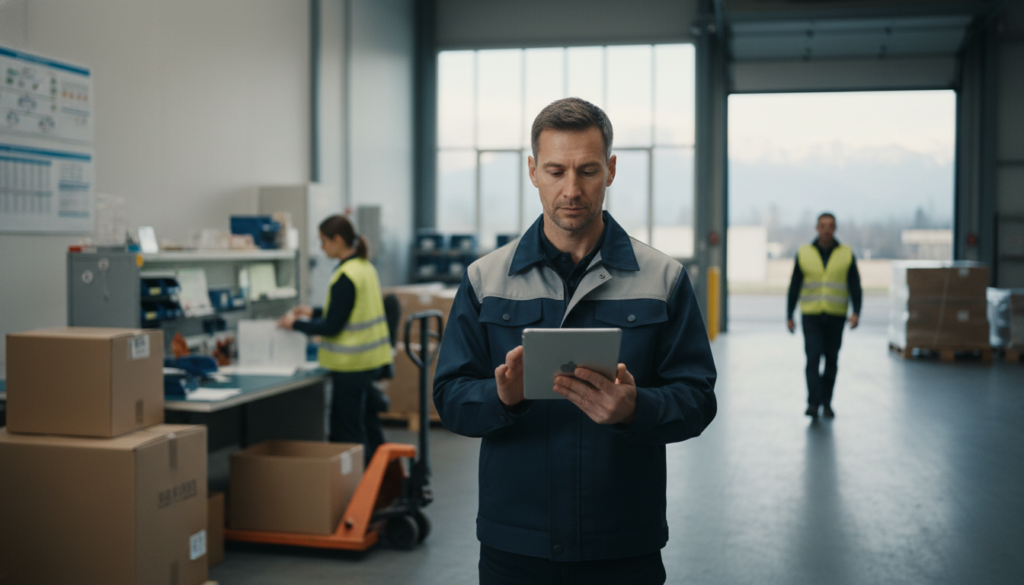 KI E-Mail-Triage Spedition im Einsatz