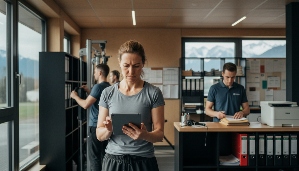 KI E-Mail-Triage im Fitnessstudio in Aktion