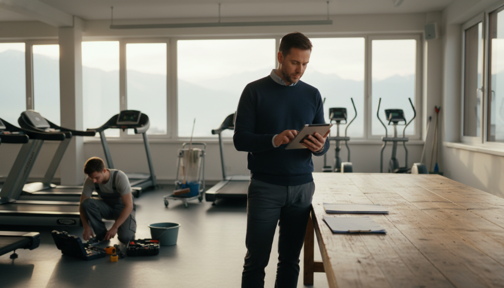 KI Ausschreibungsanalyse im Fitnessstudio