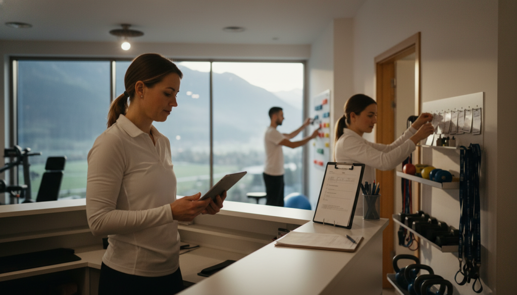 Automatische Kontaktdatenerfassung im Fitnessstudio
