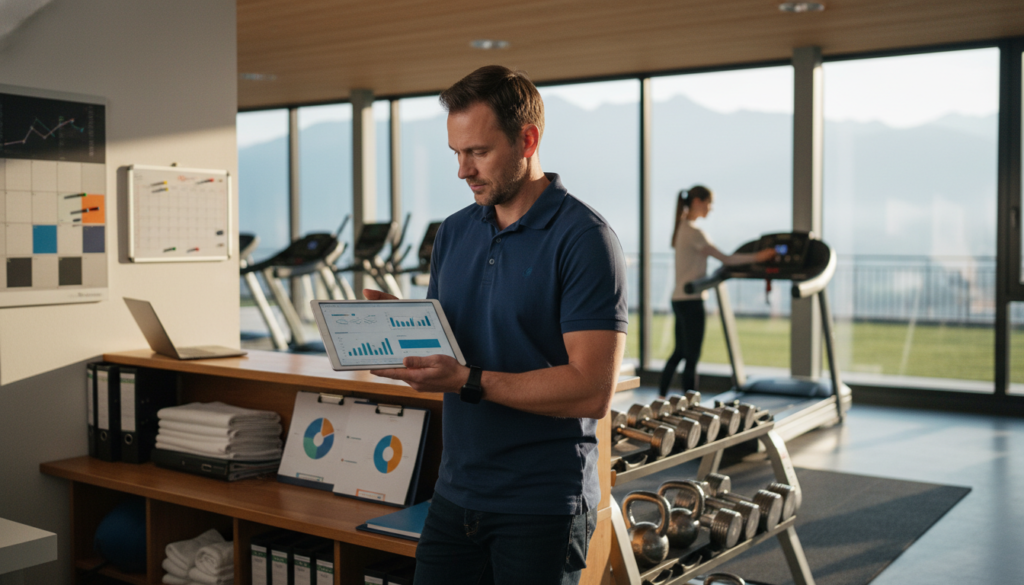Automatische Monatsreports für Fitnessstudio