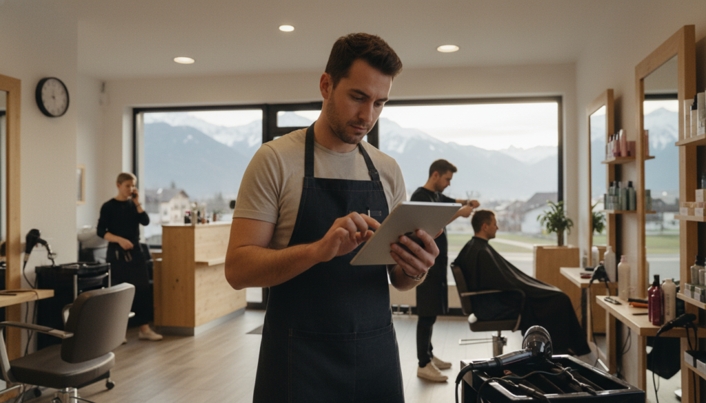 KI Lead-Anreicherung Friseur im Salon