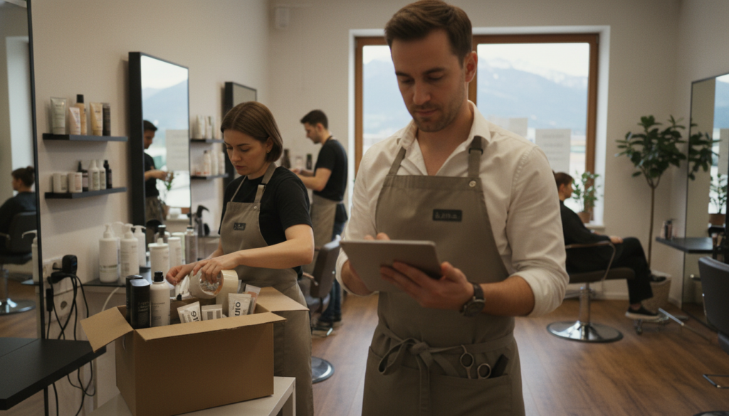Automatische Versandbenachrichtigungen für Friseure
