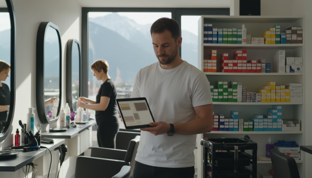 Automatische Lieferantenkommunikation für Friseure