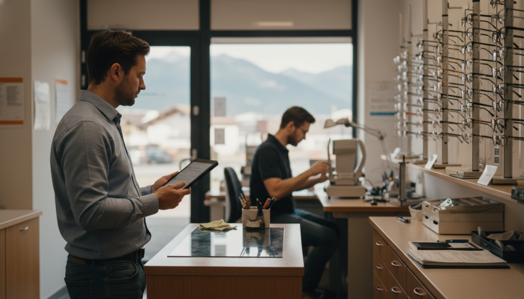 Automatische Terminvergabe beim Optiker | Goma-IT