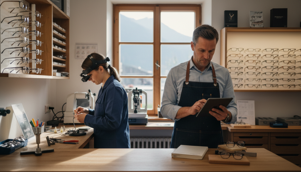 KI Lead-Anreicherung für Optiker
