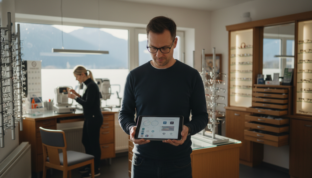 KI Kundenfeedback-Analyse von Optikern