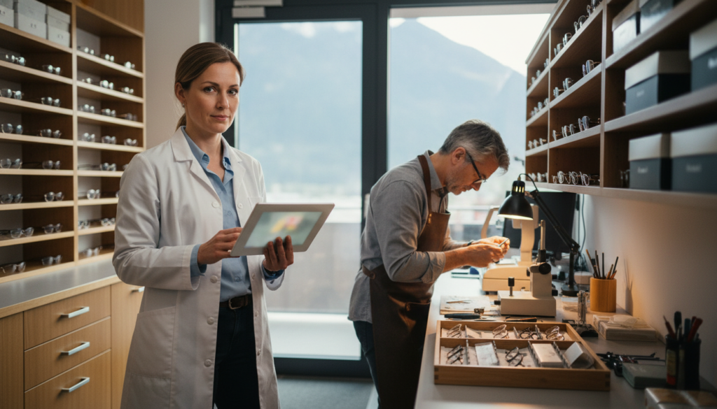 Automatische Versandbenachrichtigungen für Optiker
