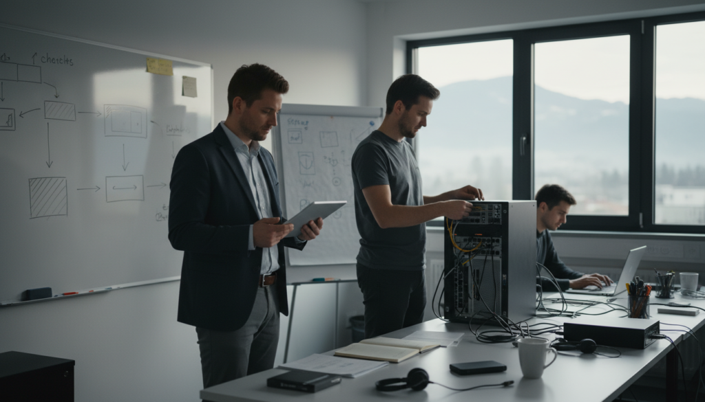 KI Agentur Kirchheim unter Teck - Teamarbeit bei Goma IT
