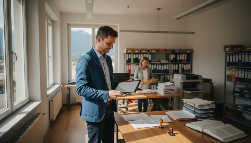 Automatische Lieferschein-Verarbeitung Notar - Bildbeispiel