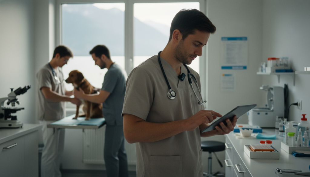 KI Audio-Transkription beim Tierarzt für optimale Pflege