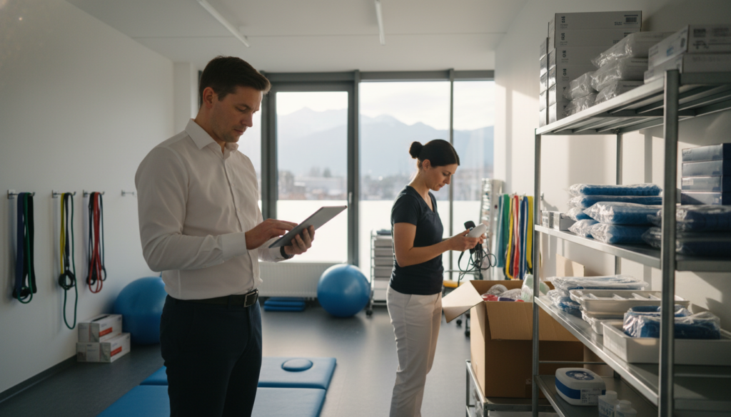 Automatische Lieferantenkommunikation in der Physiotherapie