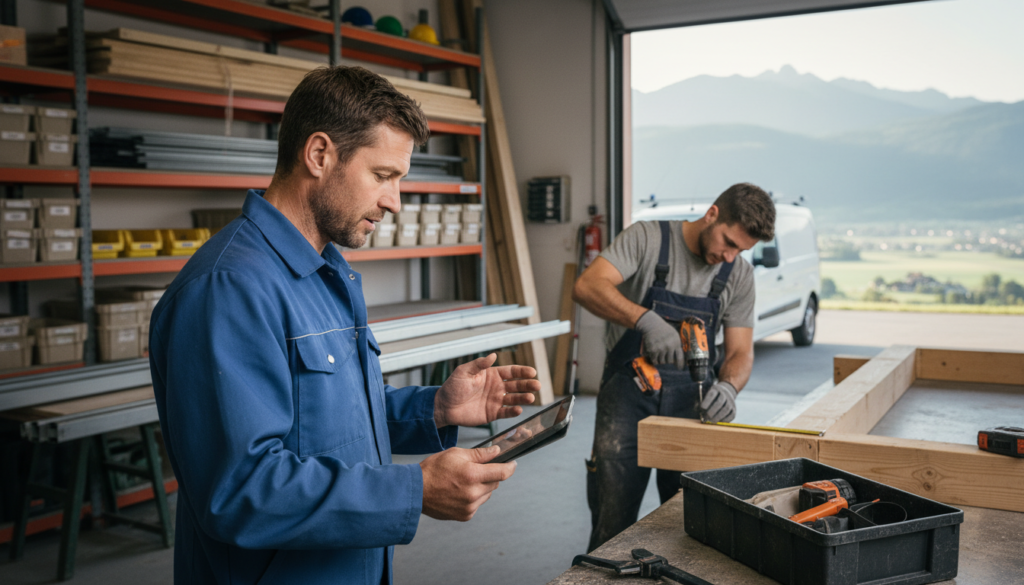 Automatische Kalenderverwaltung für Handwerker