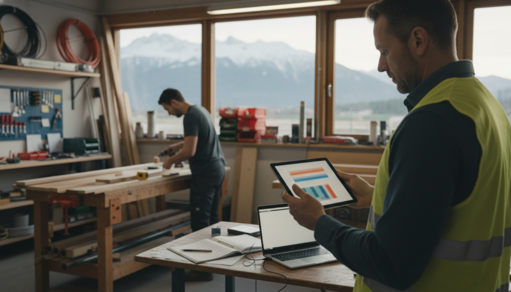 Automatische Monatsreports für Handwerker