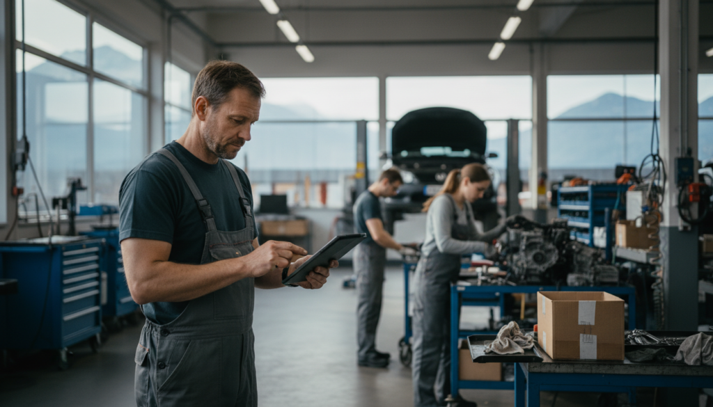 Automatische Bewertungen für Werkstätten – Goma IT