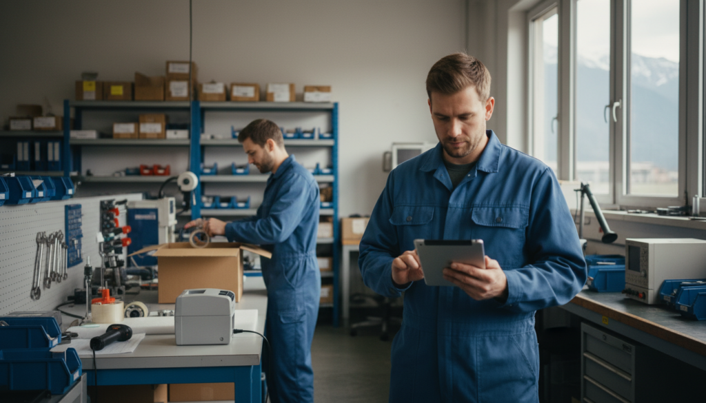 Automatische Versandbenachrichtigungen in der Werkstatt