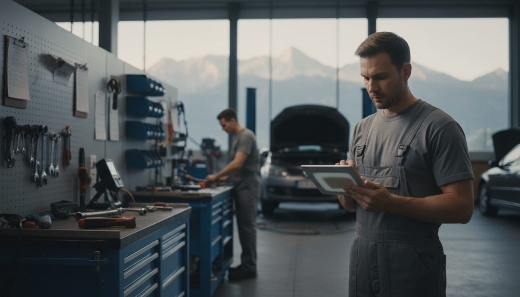 Automatische Kontaktdatenerfassung Werkstatt – Goma IT