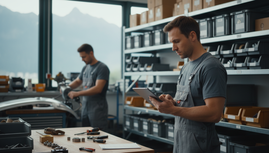 Automatische Lieferschein-Verarbeitung Werkstatt