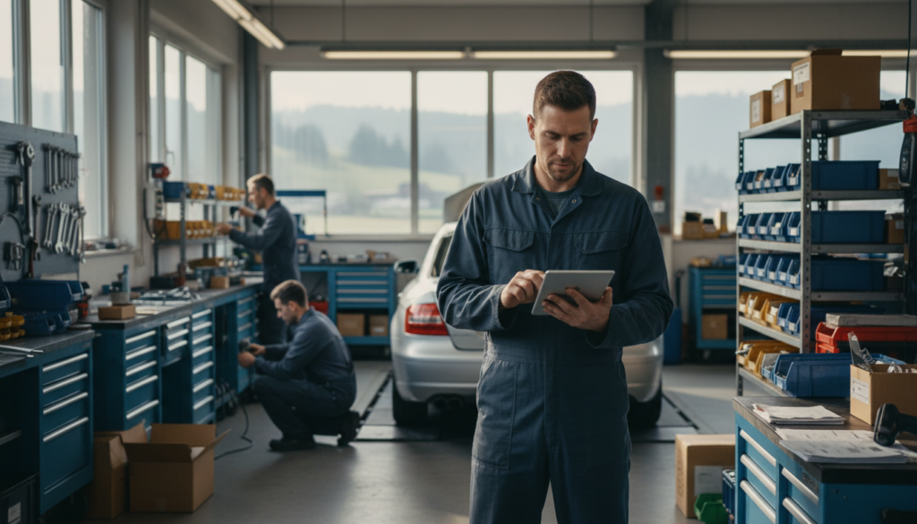 KI Rechnungsverarbeitung in der Autowerkstatt