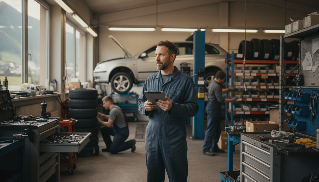 Automatische E-Mail-Beantwortung Autowerkstatt