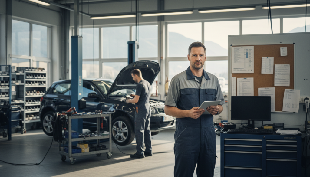 Automatische Auftragsbestätigungen bei der Autowerkstatt