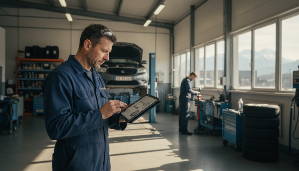 Automatische Bewertungsantworten für Autowerkstatt