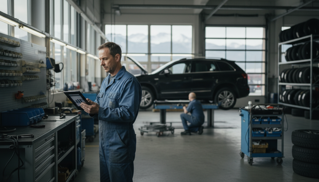 Automatische Kalenderverwaltung für Autowerkstatt in Stadt
