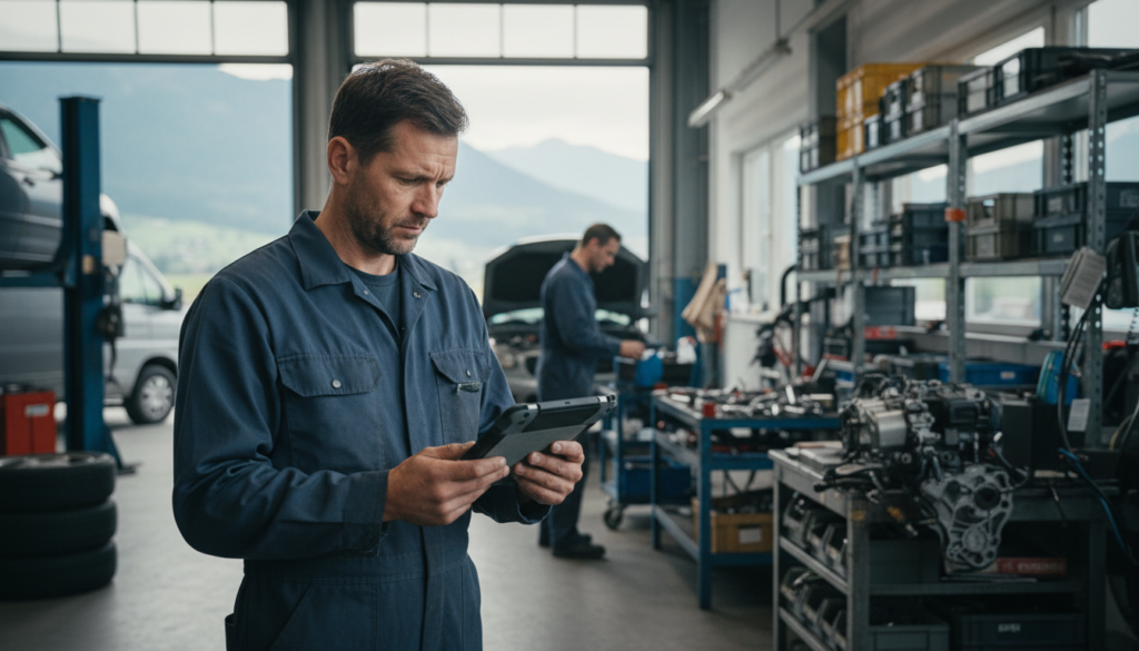 Automatische Lieferantenkommunikation für Autowerkstätten