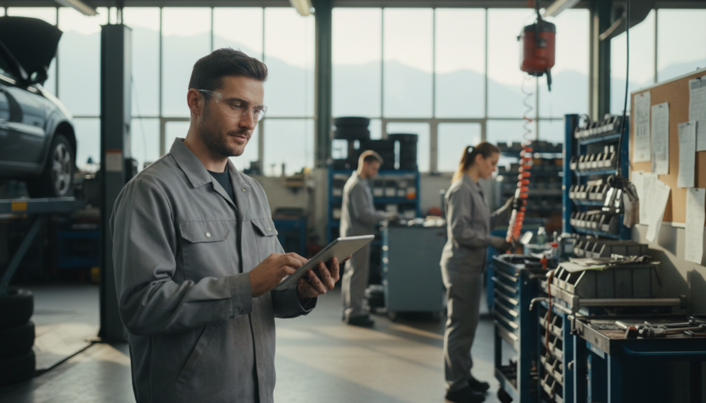 Automatische Kontaktdatenerfassung in der Autowerkstatt